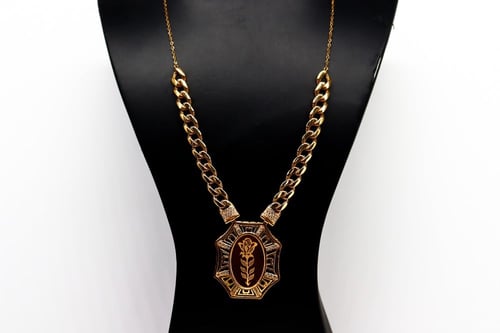 سلسال ذهب الجنزير تصميم سبيكة الوردة عيار 21 وزن 1...