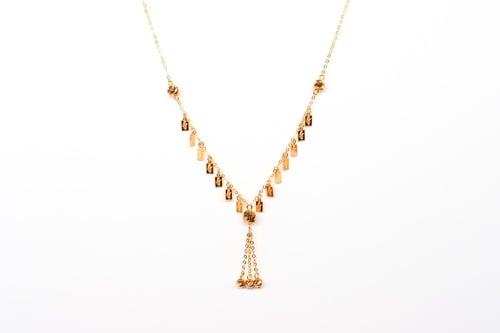 سلسال ذهب تصميم السبائك عيار 21 وزنة 4.6جرام