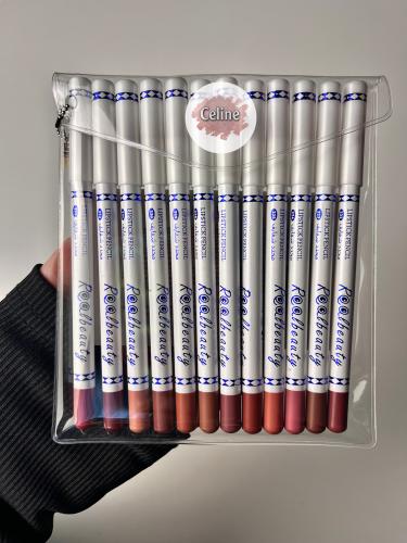 مجموعة محددات شفاه بديل لوك 12 حبه