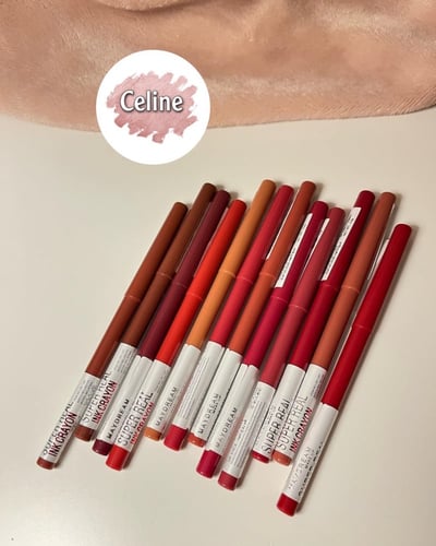 مجموعة محددات شفاه بديل ميبلين 12 لون