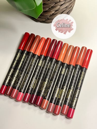 مجموعة محددات شفاه 12 لون