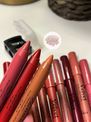 قلم روج بديل برجوا 12 لون + براية