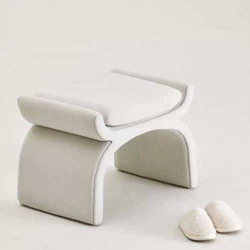 كرسي تسريحة من القماش