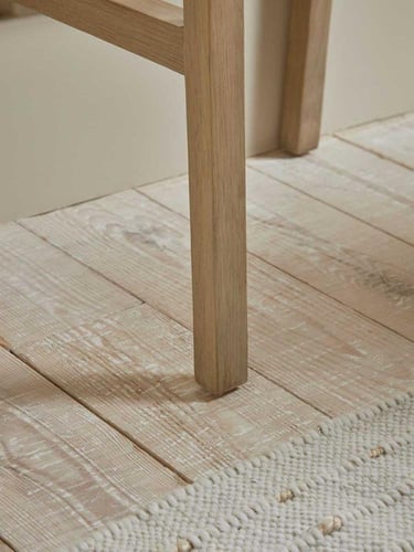 طاولة كونسول من خشب الاوك الطبيعي