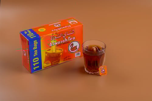 110 كيس شاي اسود