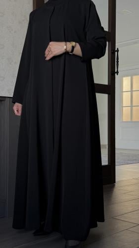 عبايه حرير دبل كلوش