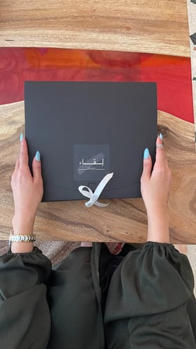 عبايه لف حرير زيتي