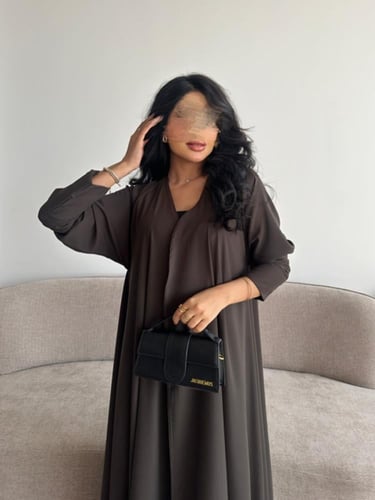 حرير بني دبل كلوش