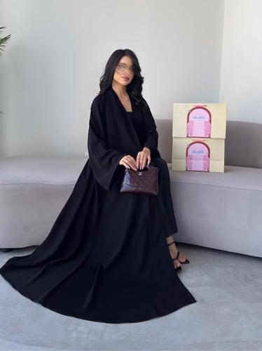 كريب لميا اندنوسي كلوش كويتي أكمام مربعه