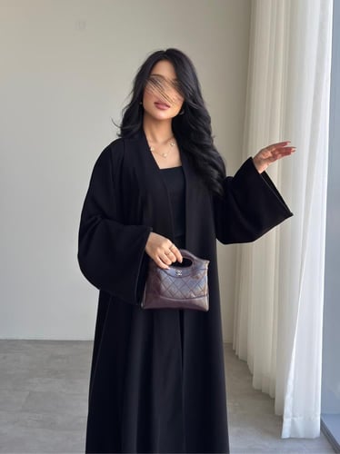 كريب لميا اندنوسي كلوش كويتي أكمام مربعه