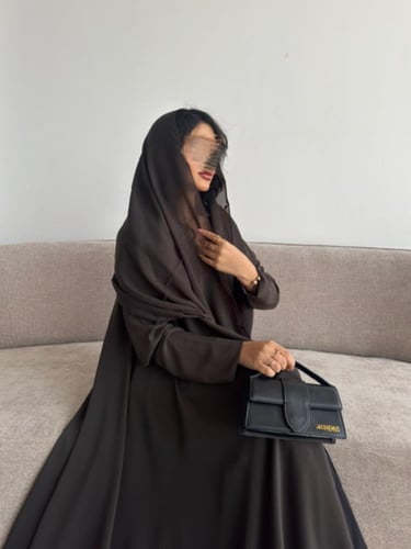 حرير بني دبل كلوش