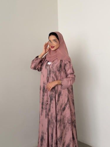 كريب لنن مطبوع بيبي بينك