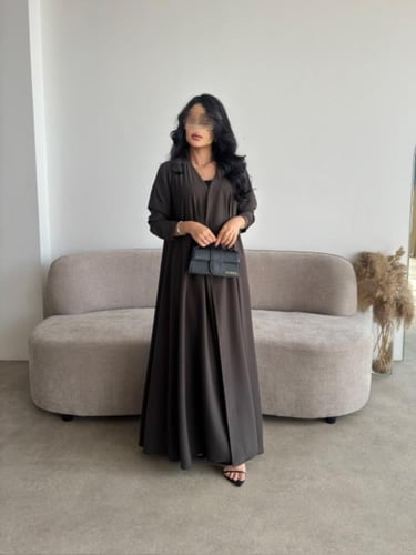 حرير بني دبل كلوش