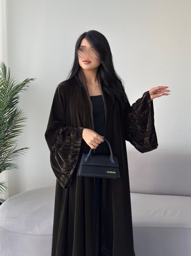 مخمل عشبي مع مخمل مكسر عشبي كلوش كويتي