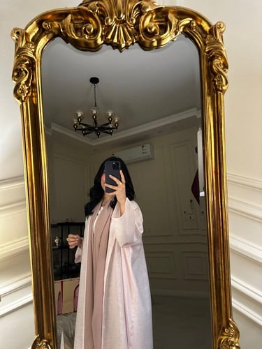 لنن هندي وردي مبطن