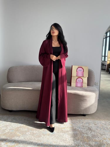 كريب كويتي عنابي