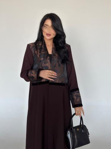 كريب لمار بني مع تدخلات الجاكار البني مع شريطه مخم...