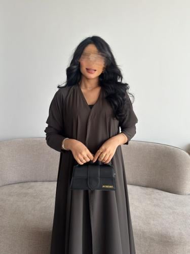 حرير بني دبل كلوش