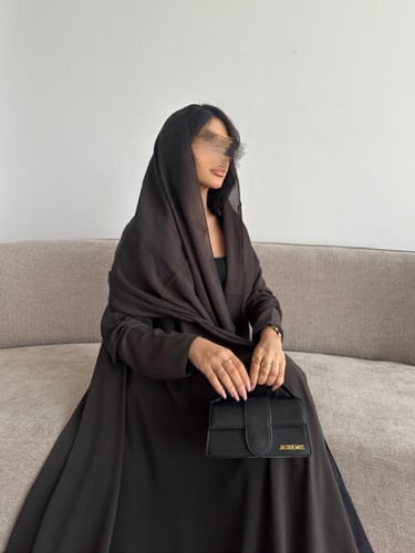 حرير بني دبل كلوش