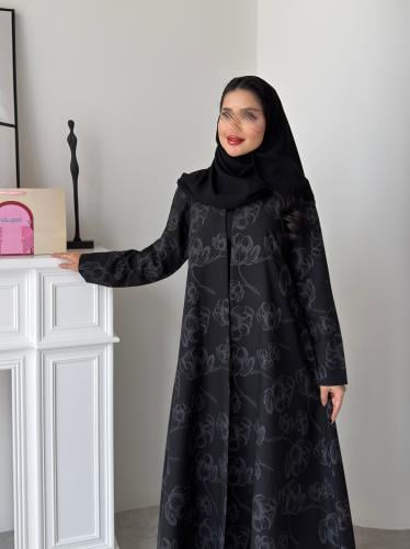 كريب مطبوع ربع كلوش