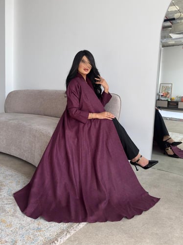 لنن هندي عنابي