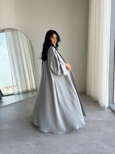 كريب كويتي رمادي فاتح