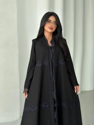 كريب كتان نص كلوش