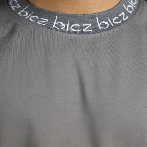 تيشيرت اوفر سايز (رمادي)