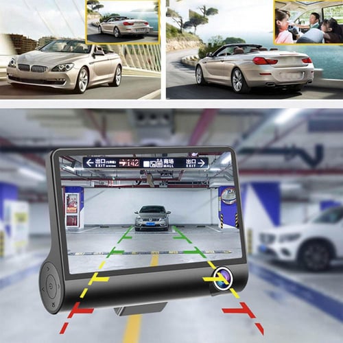 داش كام 3 كاميرات 1080P تدعم كارت ميموري للتخزين ض...