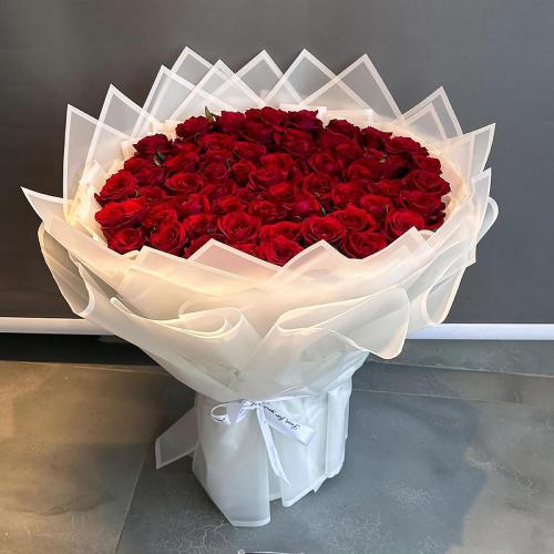 Red rose bouquet