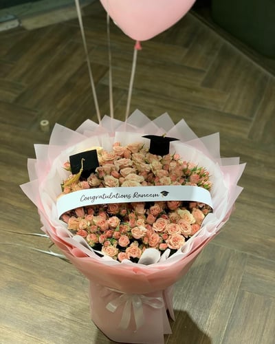 Graduation bouquet of flowers