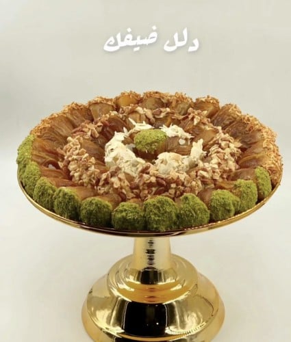 تمر محشي لوز وفستق وطحينة 1كيلو
