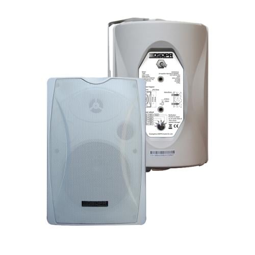 DSP8063W"30W Wall Mount Speaker with Power Tap (Wh...