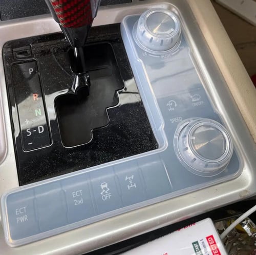 ربل حمايه ازرار الدبل لاندكروزر 2016-2021 شفاف