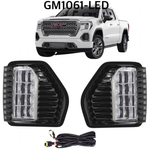 كشافات ضباب جمس سييرا 2019-2022 ليد