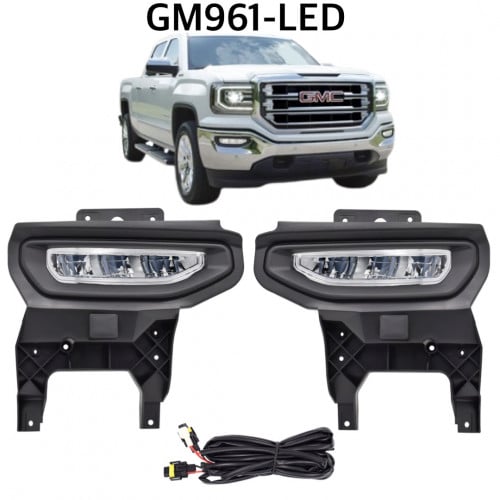 كشافات ضباب جمس سييرا 2016-2018 - مع القواعد