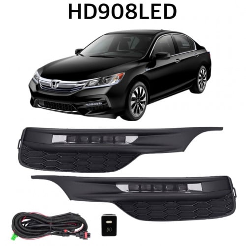 كشافات ضباب اكورد ليد 2017