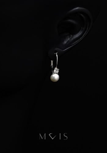 حلق لولو وفص سولتير