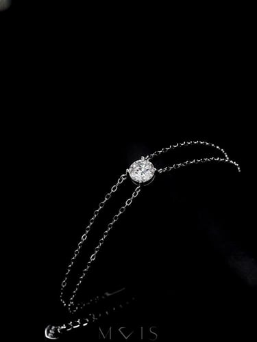 اسوارة السوليتير 1 قيراط