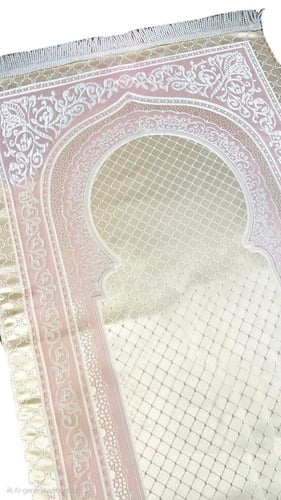 طقم جلال و سجادة صلاة فاخر لون وردي