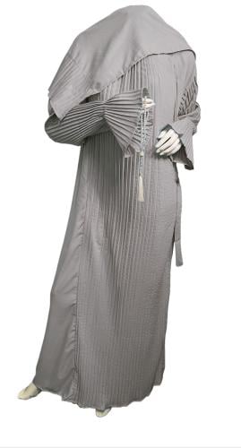 طقم جلال بيلسيه وسجادة صلاة فاخر لون رمادي