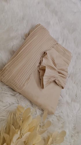 طقم جلال بيلسيه و سجادة صلاة فاخر لون بيج