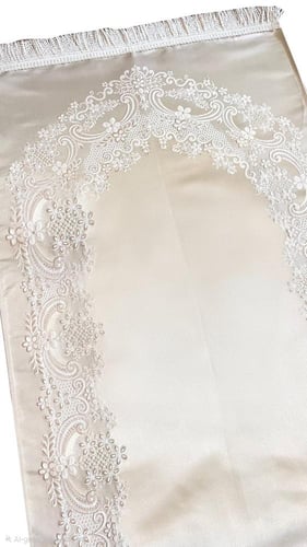 طقم جلال و سجادة صلاة فاخر لون رمادي