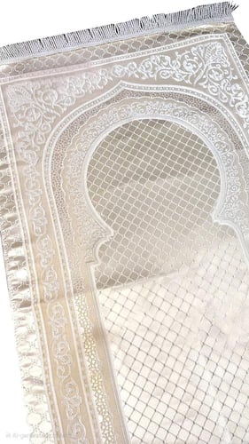 طقم جلال و سجادة صلاة فاخر لون بيج