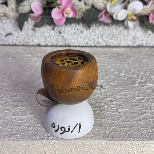 مبخرة سيراميك وخشب شخصية: هدية وتوزيعات بالاسم لكل...