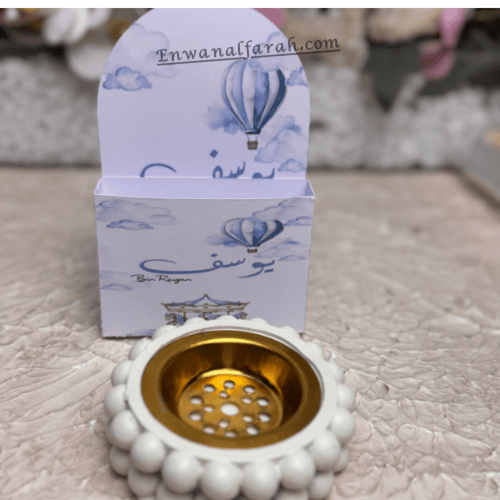 توزيعات مباخر سيراميك دائرية بتصميم فقاعات مع ثيم...