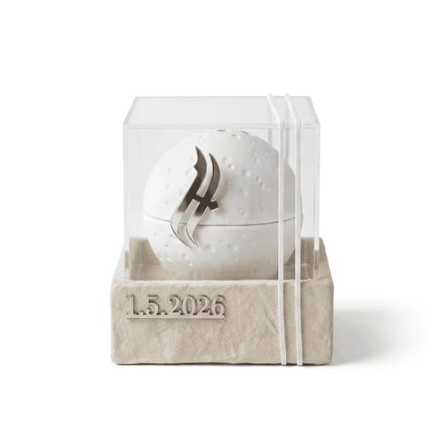 Luxury ball incense holder with velvet base and gl...