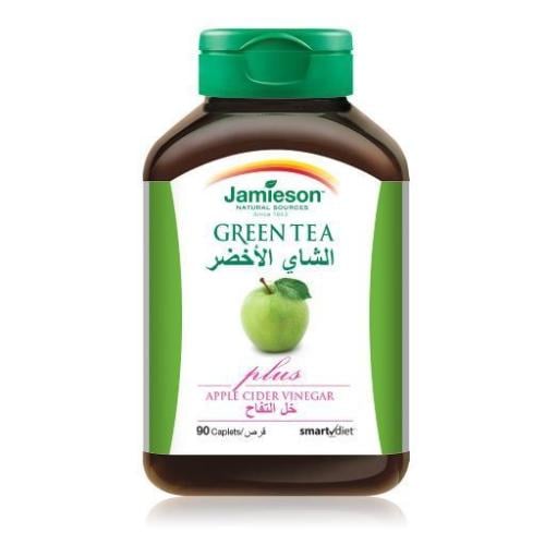 جاميسون حبوب خل التفاح مع الشاي الاخضر