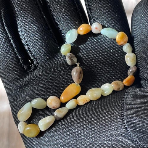 اسوارة من حجر الامازونيت الطبيعي