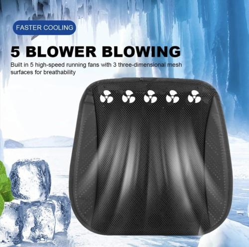 وسادة مقعد تبريد مهواة مع منفذ USB وسادة تبريد بتد...